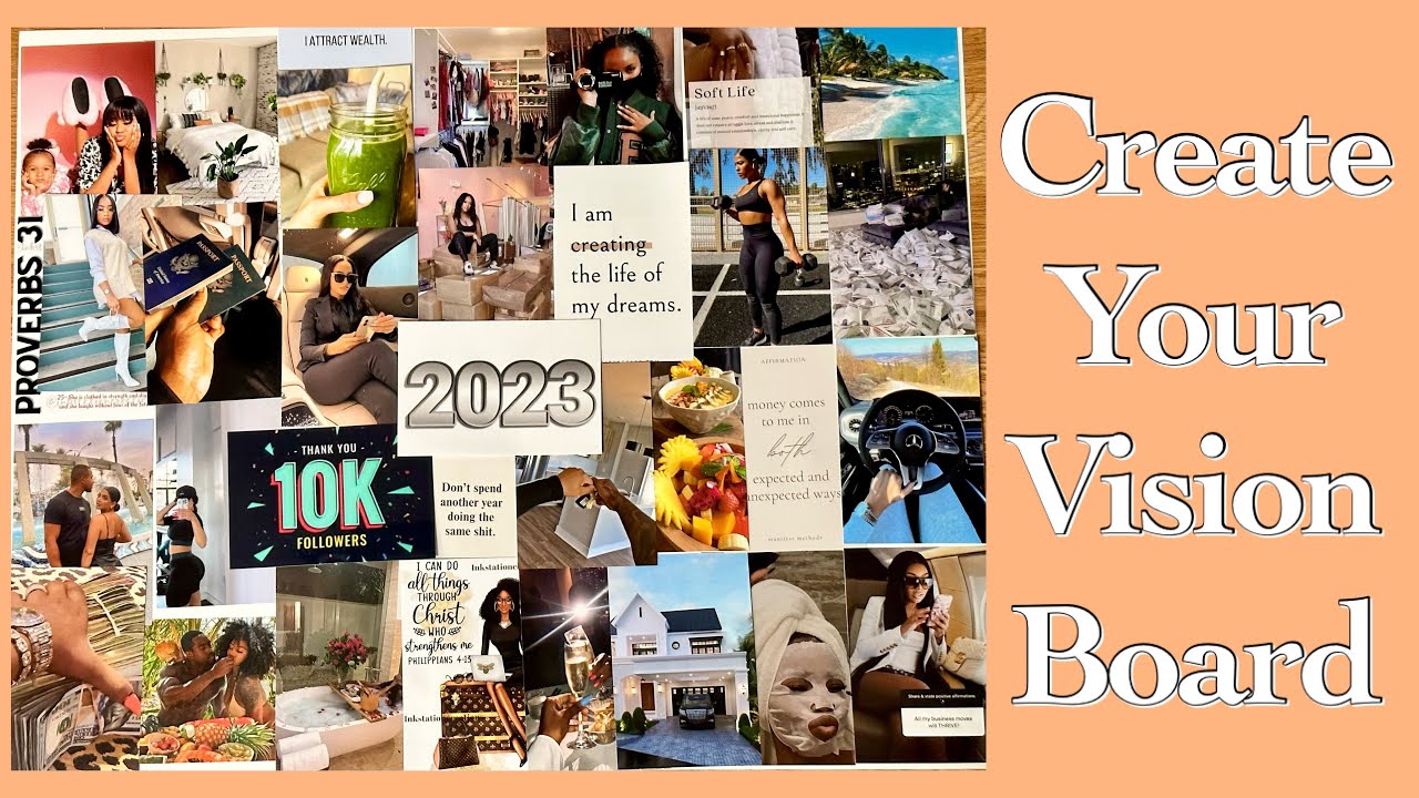HOW TO CREATE A VISON BOARD USING PINTEREST AND SHUTTERFLY| MAKING MY ...